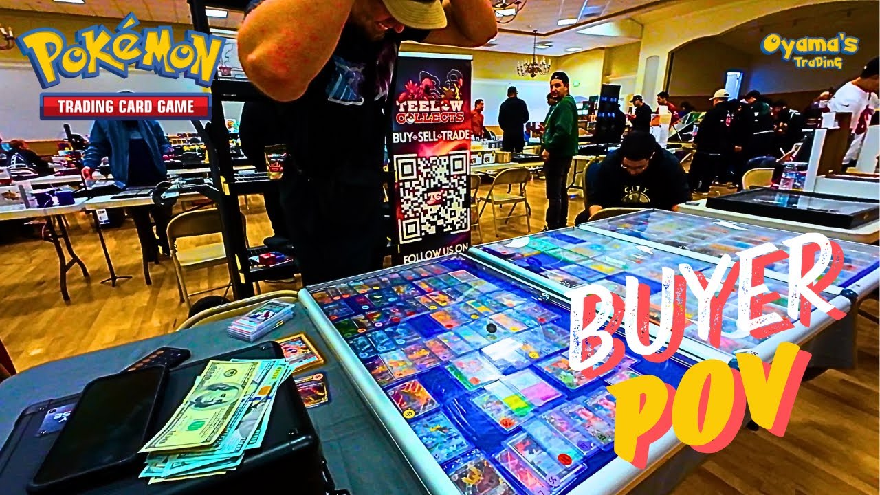 AM I COOKING THESE VENDORS? | Newark Card Show | #pokemon #cardshow #buyer #vendor #POV
