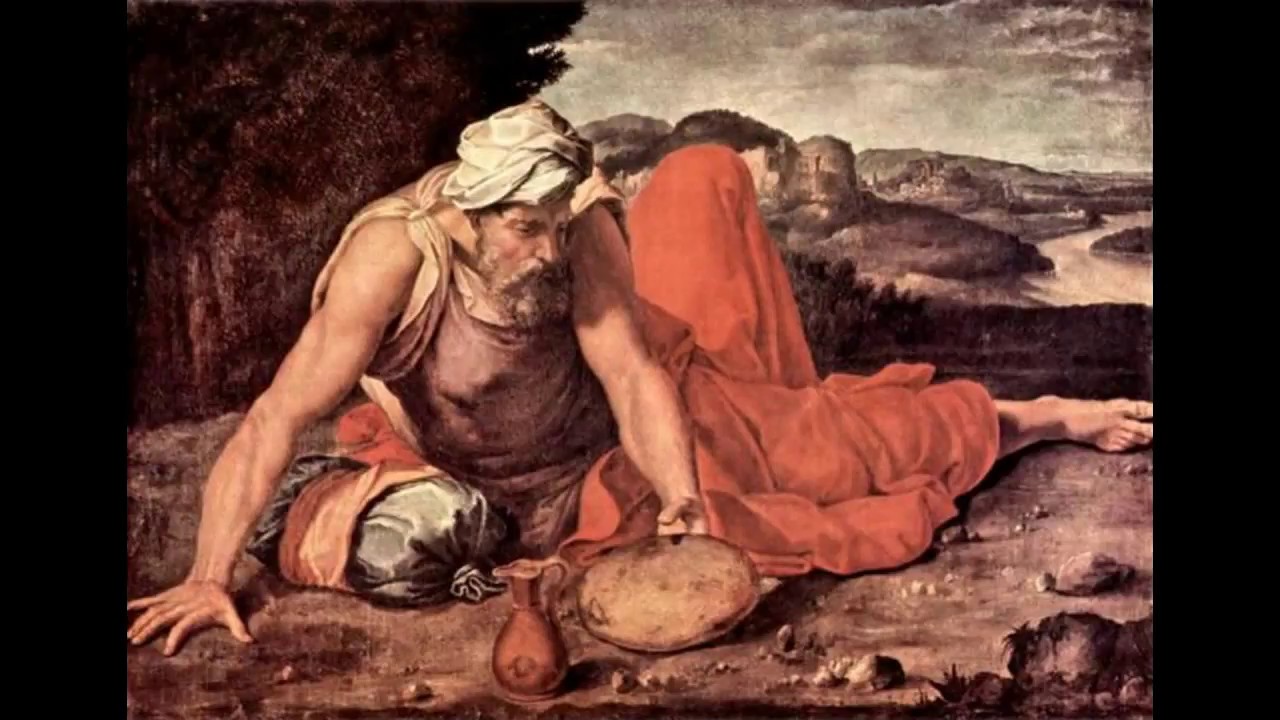1 Reyes. 19, 4-8  - ELIAS ES ALIMENTADO EN EL DESIERTO