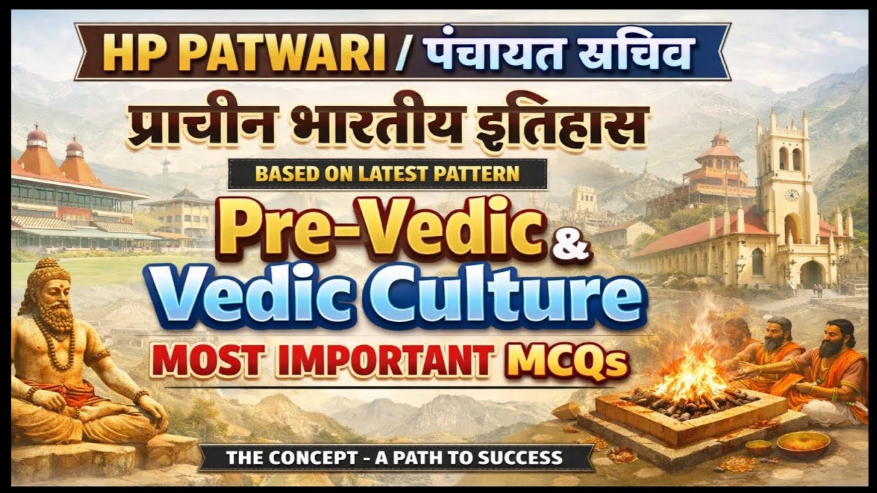 Most Important MCQs of Ancient History: Class - 5 for हिमाचल प्रदेश पटवारी/पंचायत सचिव of HPRCA 2026