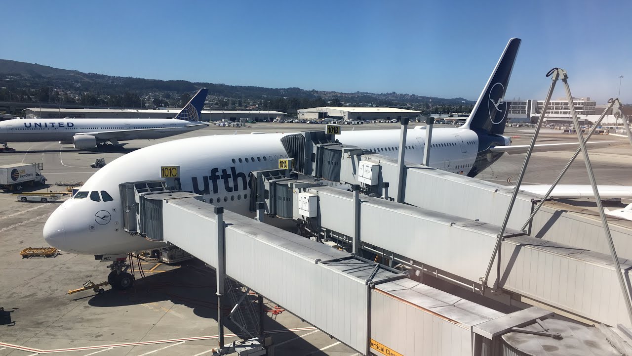 Lufthansa Airlines Airbus A380-800 (D-AIMC) - San Francisco, CA to Frankfurt, Germany