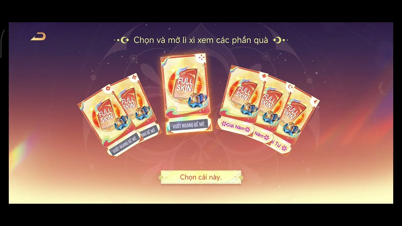 Mở lì xì liên quân tết 2026
