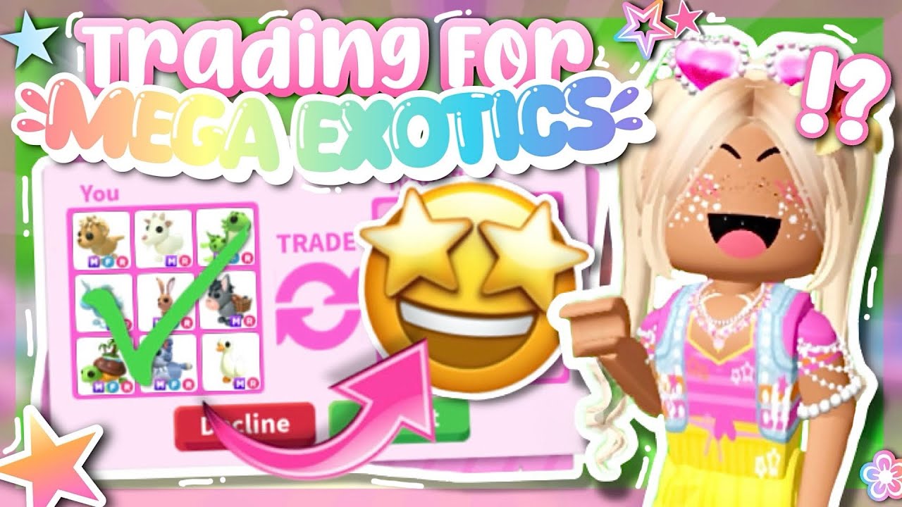 TRADING For My DREAM MEGAS In Adopt Me!🐬🍋|| NightxStxrs 