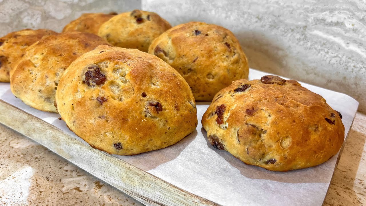 PANINI DOLCI CON UVETTA 😍 SENZA GLUTINE E SENZA LATTOSIO || Francy's Bakery