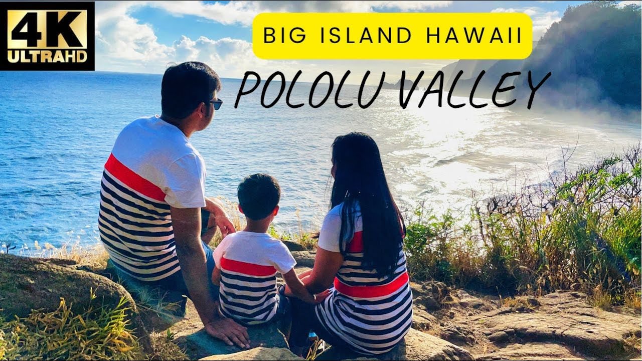 Pololu Valley Hike to Black Sand Beach | Big Island Hawaii Vlog 2022