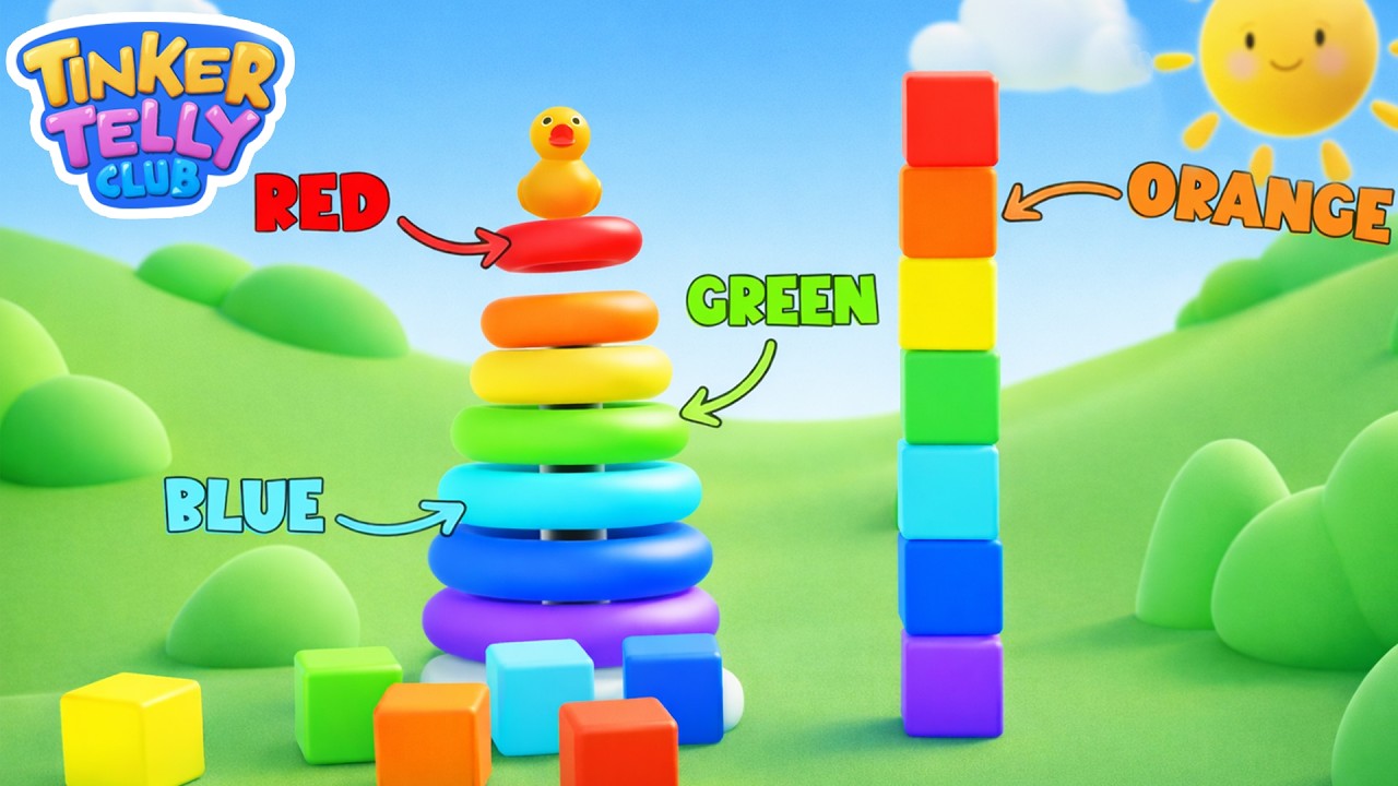 Learn Rainbow Colors | Colors for Kids including all 7 Rainbow Colors