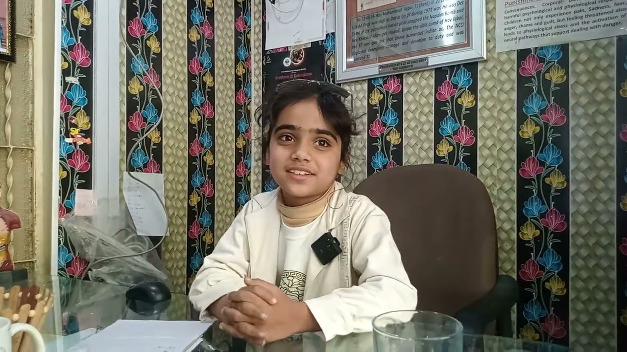 Apex principal Ms Dia Pari from 2 Class 