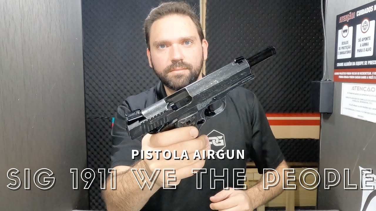 Pistola Sig Sauer 1911 We The People Airgun Co2 4,5mm Blowback Full Metal