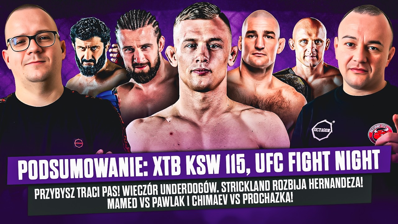 Przybysz traci pas, Koziorzębski błyszczy! Strickland demoluje. Podsumowanie KSW 115 i UFC Houston