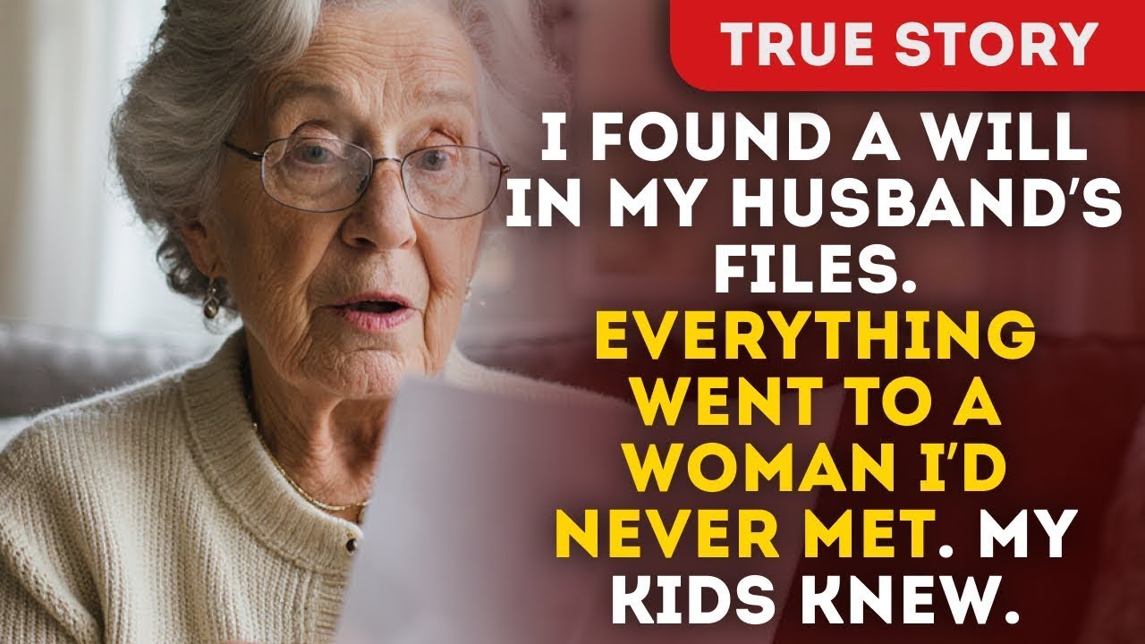 I Found A Will In My Husband’s Files Everything Went To A Woman I’d Never Met My Kids Knew