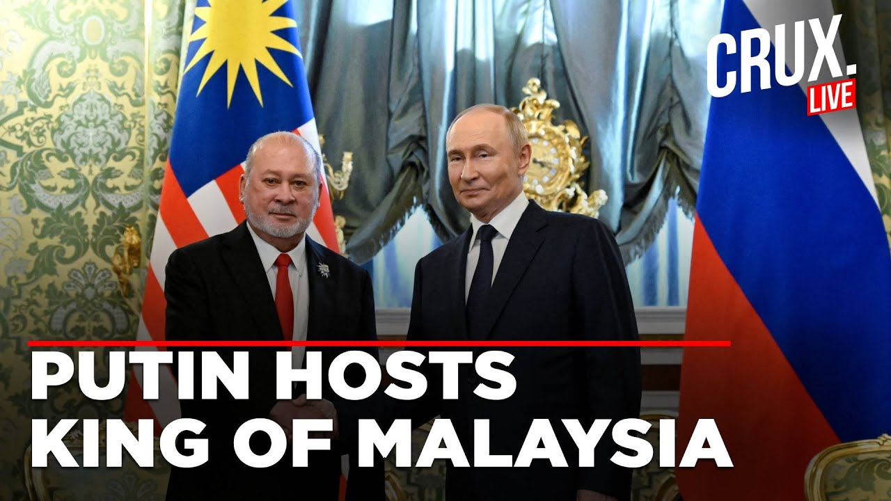 LIVE | Russia President Putin Holds Talks With Malaysia King Sultan Ibrahim Sultan In St Petersburg