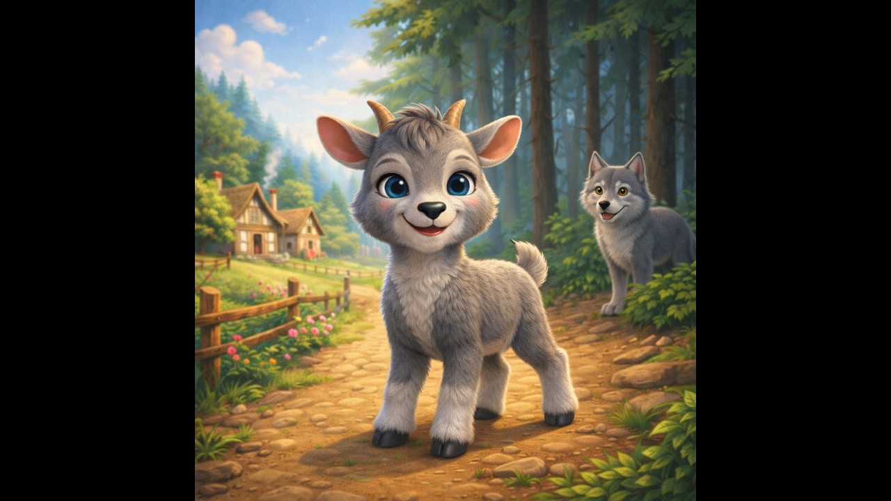 Як Козлик Сіренький утік від Вовка🐐🐺/Аудіоказка українською