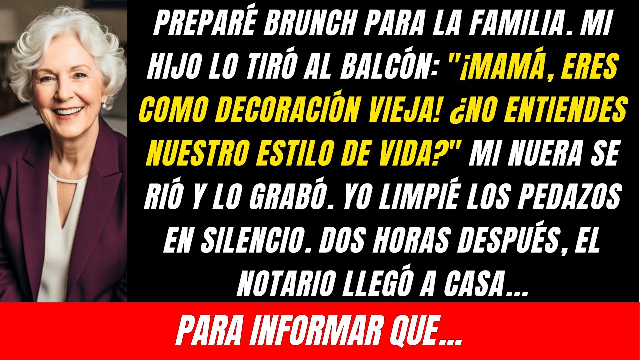 Preparé Brunch Familiar, Mi Hijo Lo Tiró Al Balcón: 
