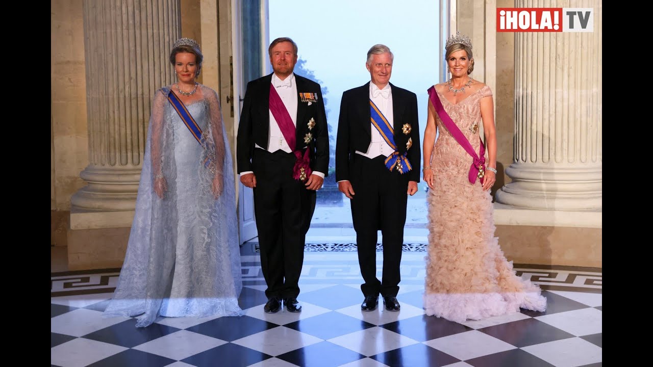 Las impactantes joyas de Máxima y Matilde en la cena de gala ofrecida en Bruselas | ¡HOLA! TV