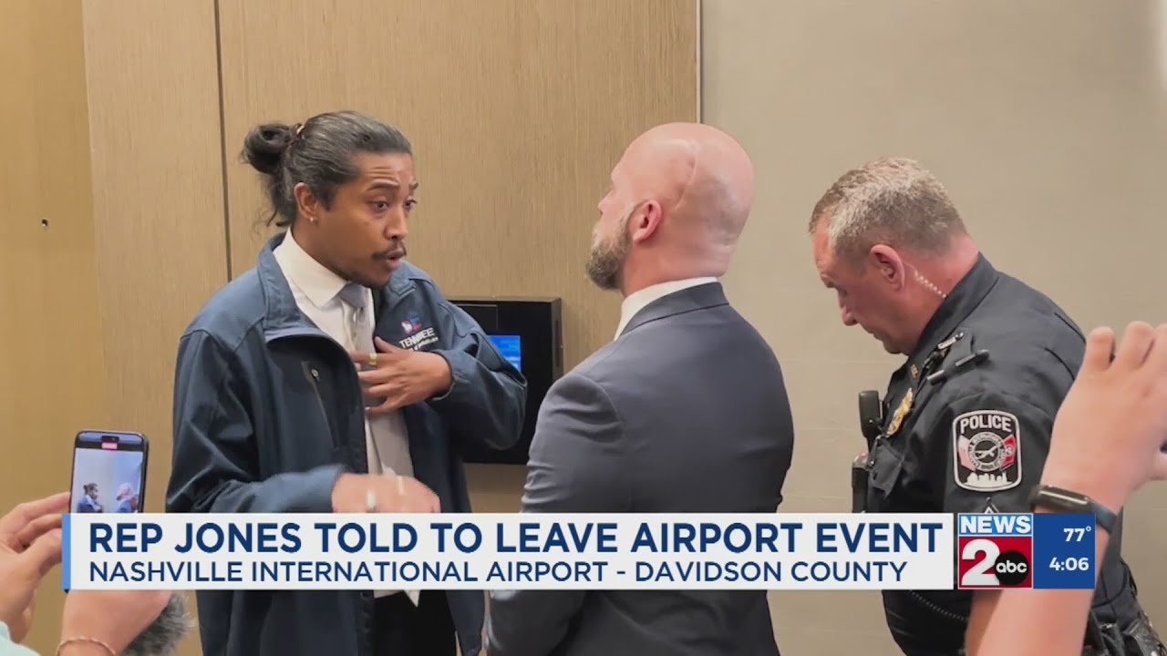 Rep. Justin Jones denied access to airport event