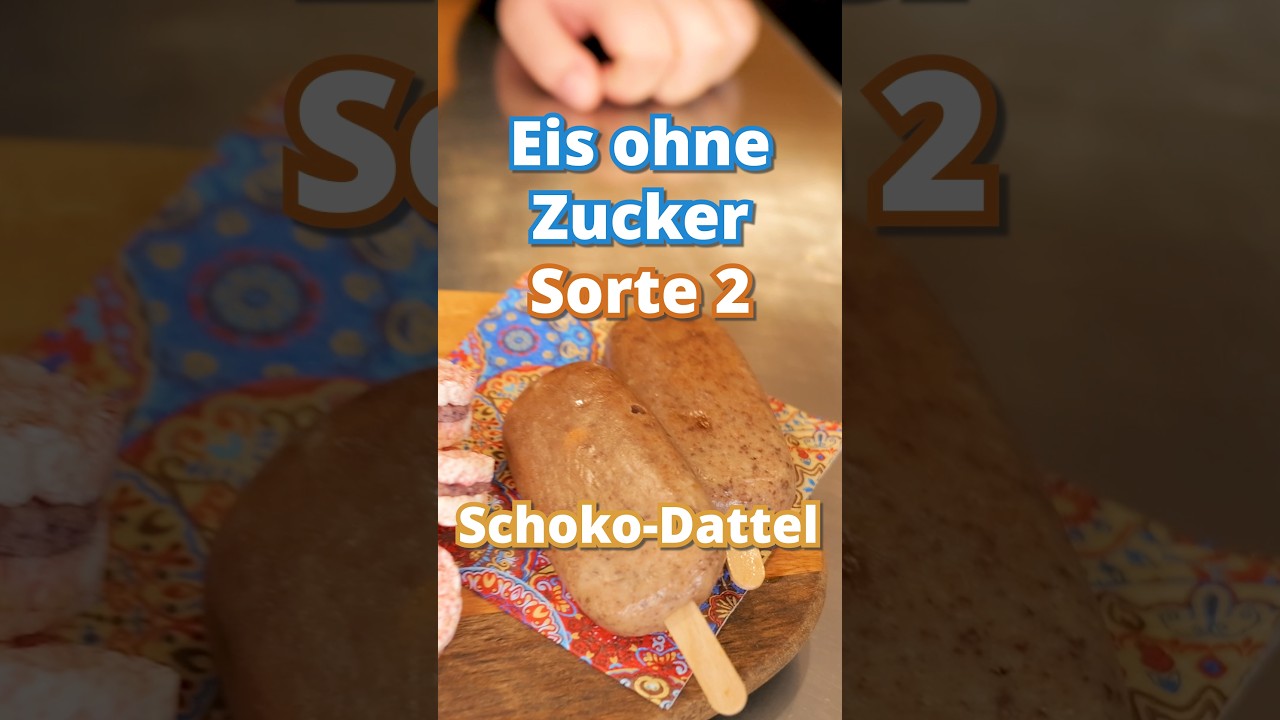 Veganes Schoko Dattel Eis 🍦 #schnellundeinfach