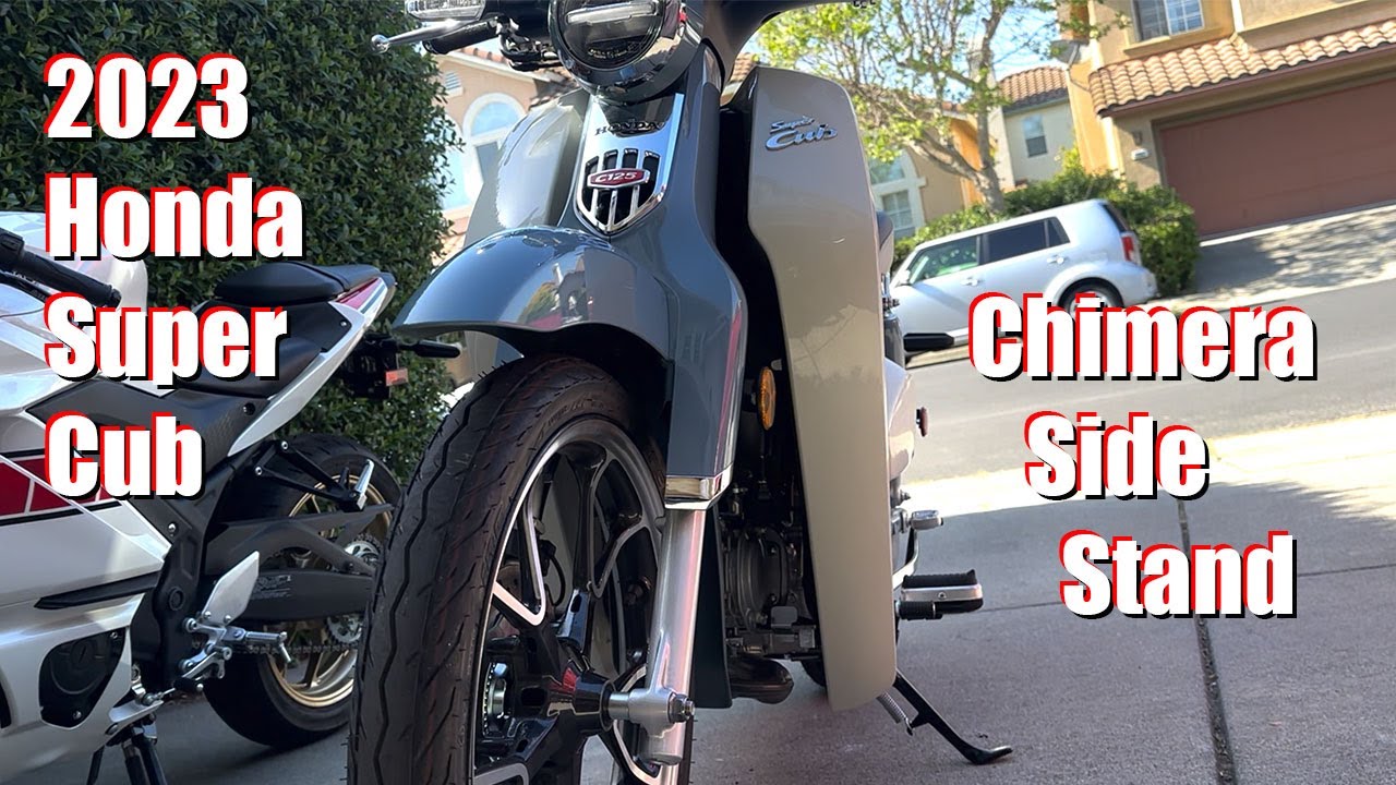 2023 Honda Super Cub 125 Chimera side stand install and overview