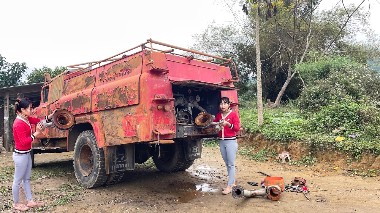 The genius girl faces a challenge involving a broken-down fire truck.