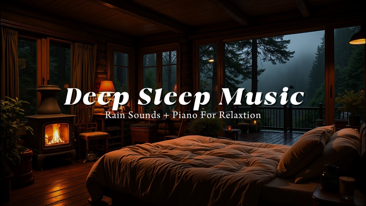 Relaxing Piano & Rain Music | Perfect for Stress Relief and Unwinding