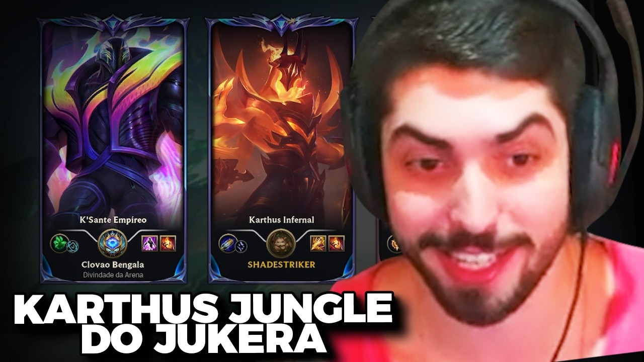 JUKES TENTOU JOGAR COM CHAMP NORMAL E PEGOU KARTHUS JUNGLE! | CORTES DO JUKES