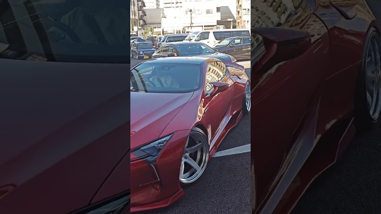 レクサス、ポルシェ、レクサス、クラウン、他、【MEGA SHOW –Night Reception–2026】搬入、船橋競馬場立体駐車場