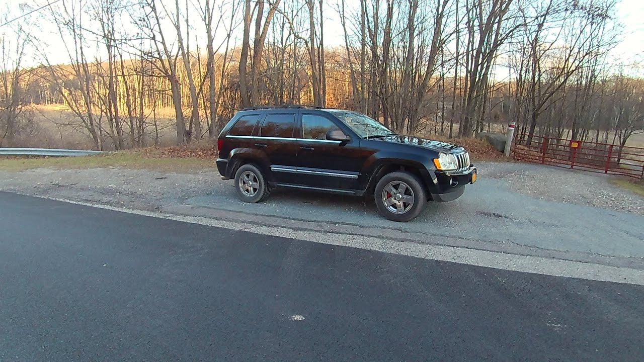 Jeep Grand Cherokee pov sunset drive with no talking