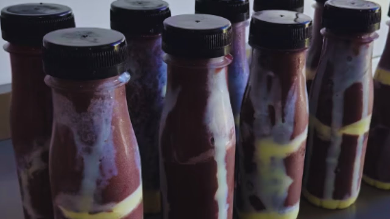 Como fazer açaí na garrafa com paçoca