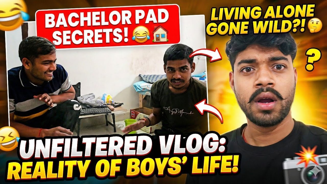 The UNFILTERED Reality of Boys' Life! You Won't Believe Our Bachelor Pad!😱