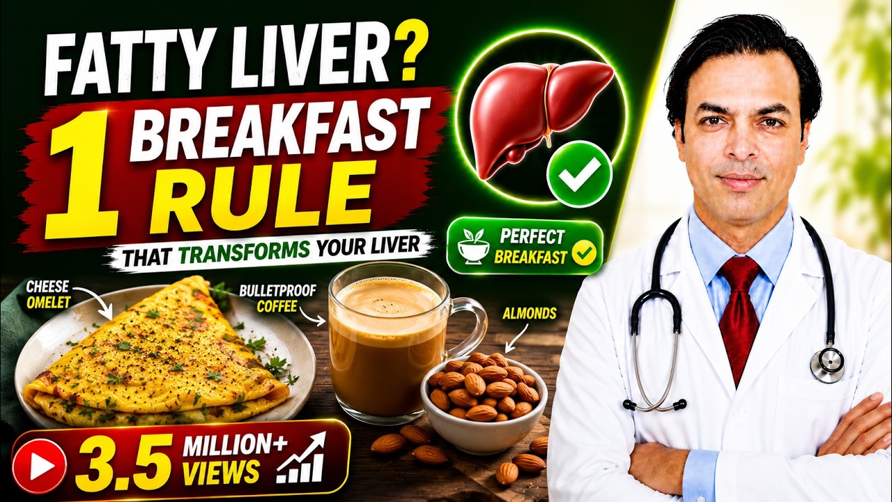 Fatty Liver Patients Must Know This ONE Simple Breakfast Trick | DIAAFIT