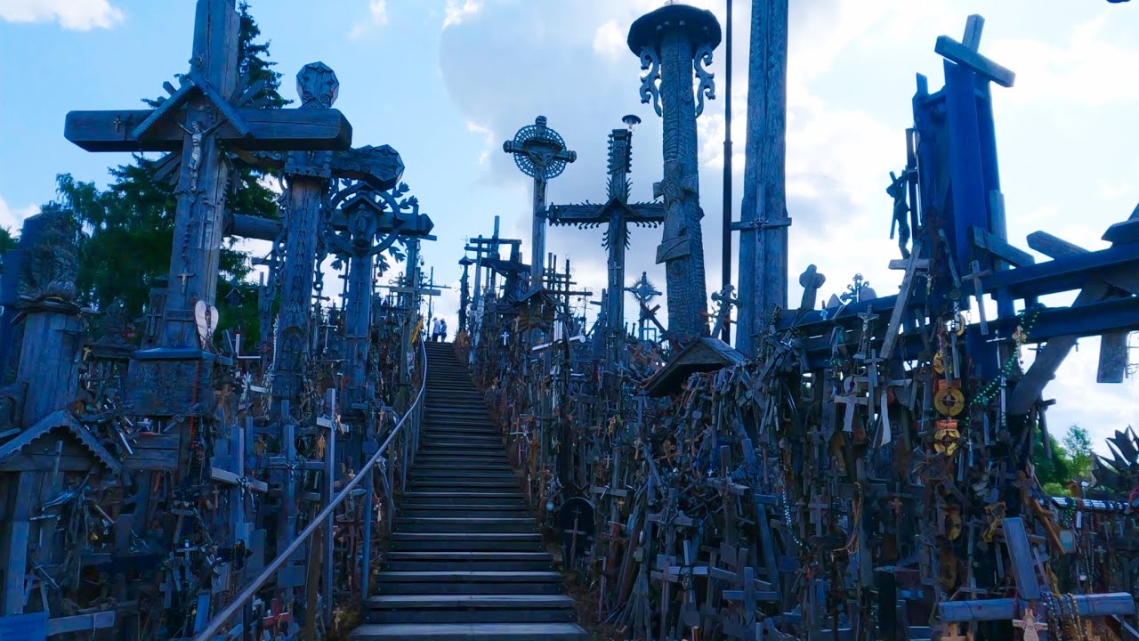 Visiting The Hill Of Crosses 4K | Lithuania