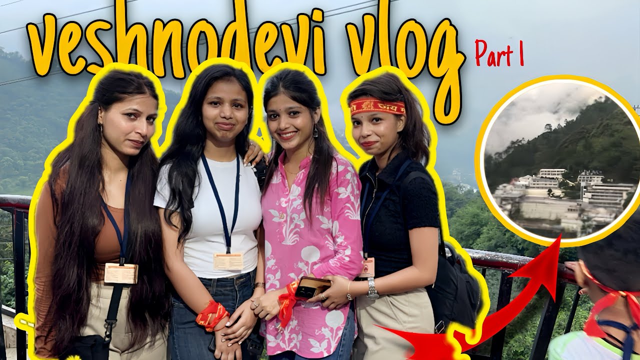 VESHNODEVI VLOG #part-1 || Have Fun With Friends In Vaishno Devi || x___maahi