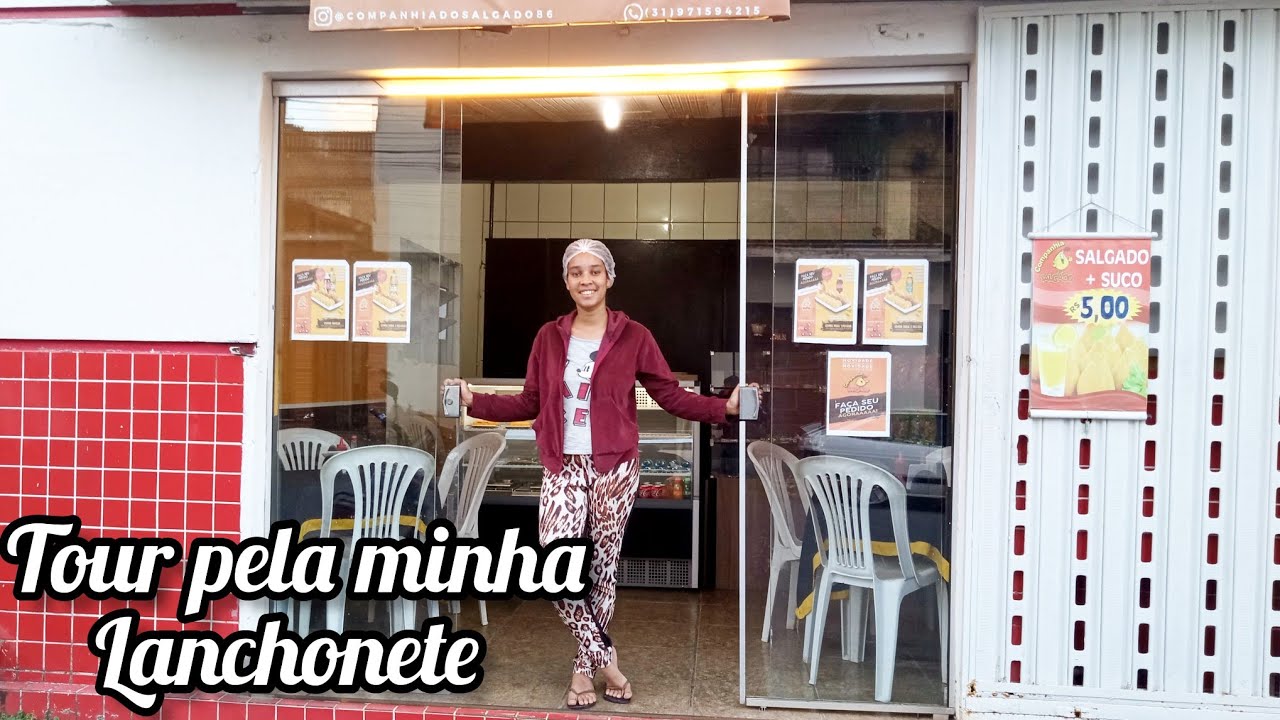 TOUR PELA MINHA LANCHONETE🤩🤩DEUS É MUITO BOM🙏