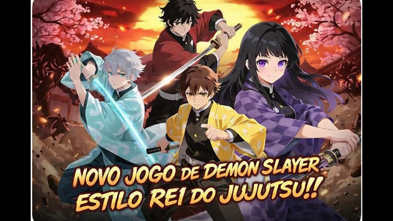 FINALMENTE! Demon Slayer Ganha Jogo no Estilo Rei do Jujutsu! #moonlitbreath