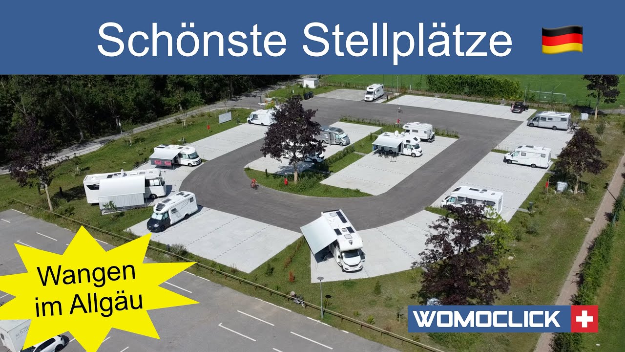 Wangen im Allgäu - Wohnmobilstellplatz Wangen für 44 Reisemobile #topstellplatz