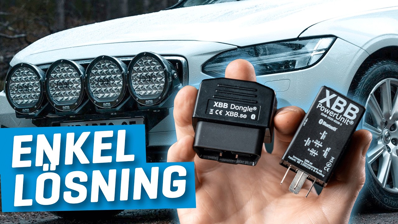 Det här är smartaste sättet att koppla extraljus på Volvo