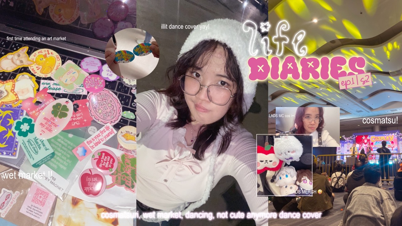 life diaries 🍓 (ep. 1 s2): cosmatsuri, wet market, dancing, not cute anymore dance cover