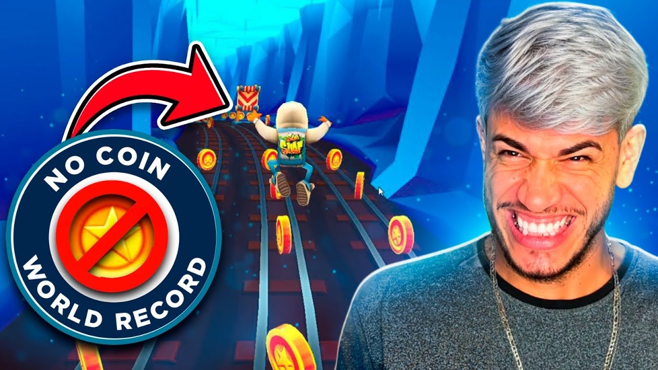 TÔ DE VOLTA 🔥 BATENDO RECORDE NO SUBWAY SURFERS NO COIN!