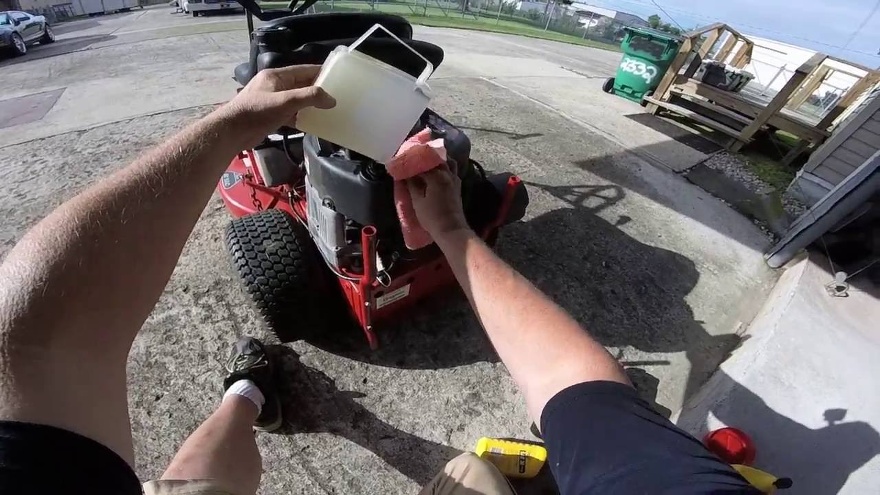 snapper oil change