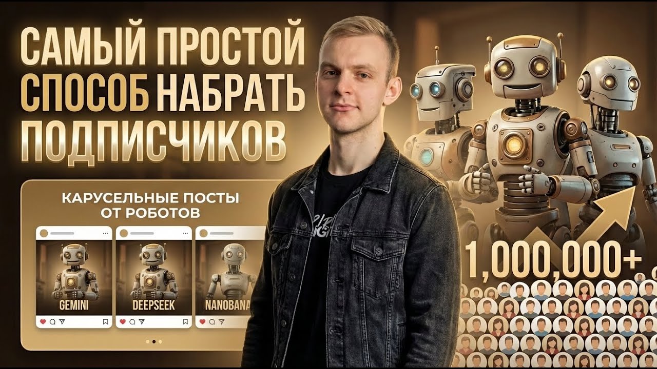 ПОШАГОВЫЙ РАЗБОР создания вирусных постов-каруселей с помощью нейросетей
