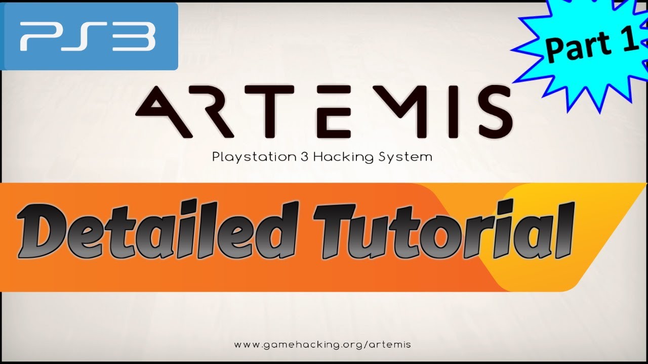 PS3 Tutorial - Artemis Cheat Tool pt1 - super detailed 