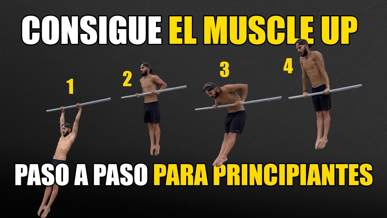 ⚡️APRENDE muscle up  MUY FÁCIL⚡️ Truco Calistenia para PRINCIPIANTES 🦅📈