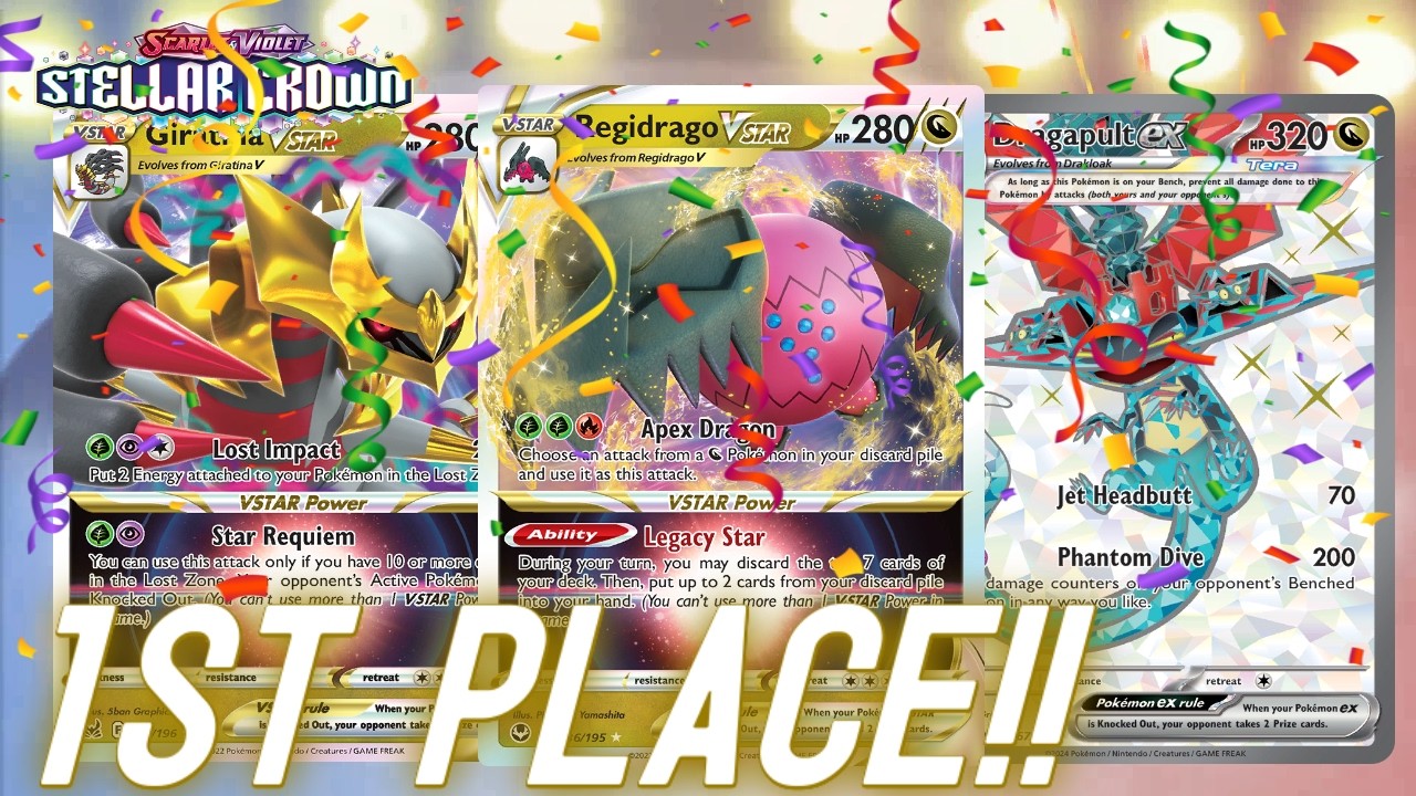 Regidrago VSTAR Deck Wins Big & Takes 1ST Place in Latest Lille Regional