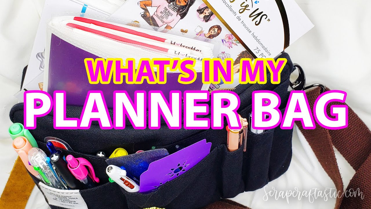 WHAT'S IN MY PLANNER BAG Planner Supplies and Organization