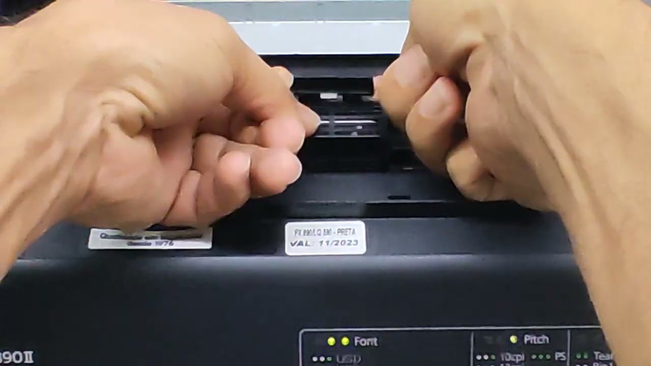 IMPRESSORA EPSON FX-890 II - Funcionamento, características e detalhes do modelo novo -impressão.