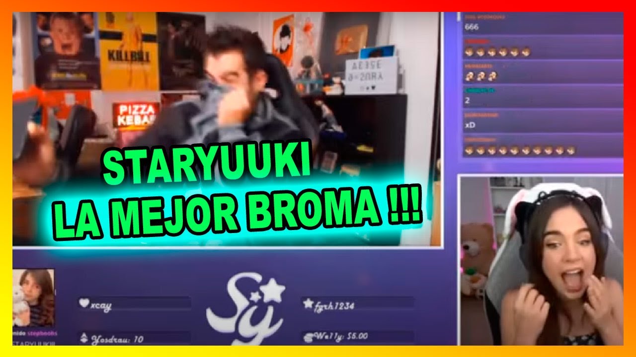 STARYUUKI REACCIONA a AURONPLAY broma 😂 😂