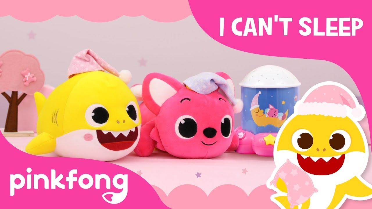 I Can't Sleep! | Baby Shark Pillow | Pinkfong Night Lamp | Pinkfong Toy Show for Children