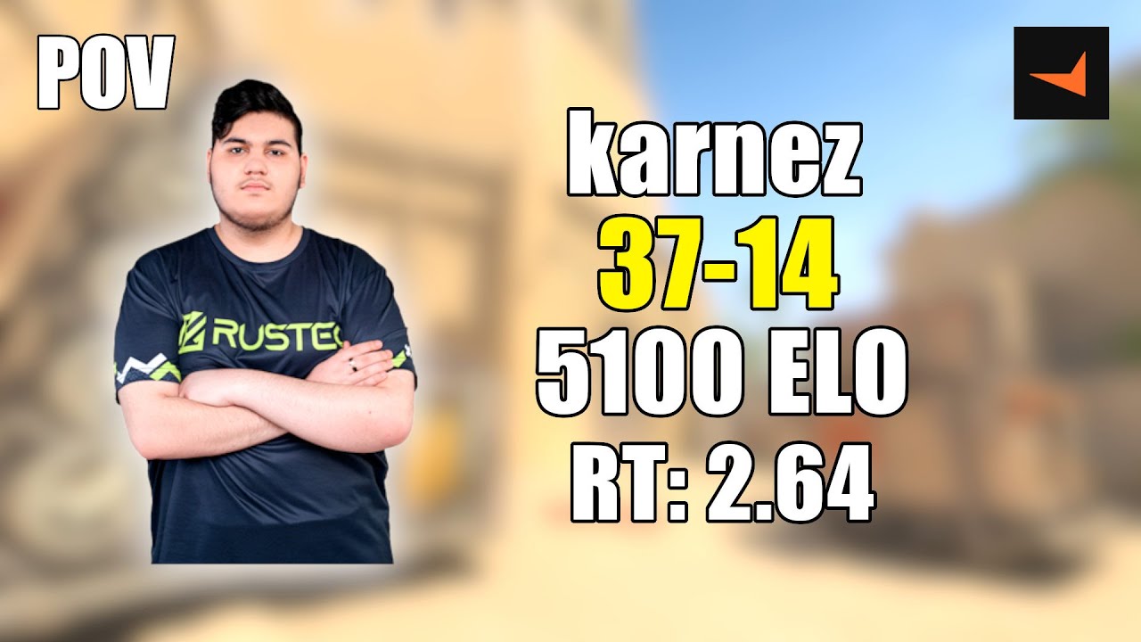 karnez drops insane high elo game!! | KARNEZ POV FACEIT TOP4