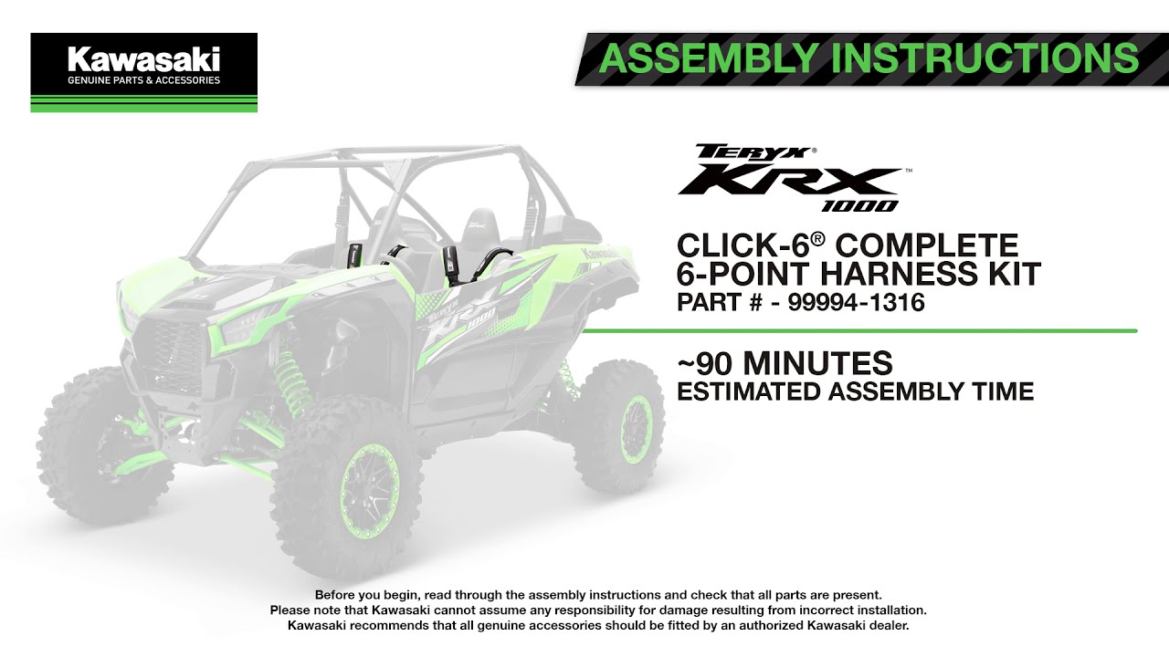 99994-1316 Click-6® Complete 6-Point Harness Kit - Installation Video