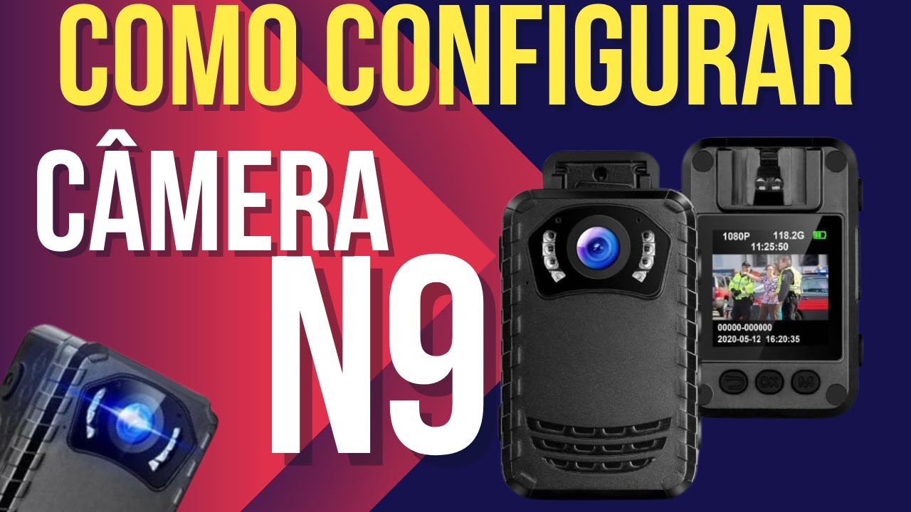 Mini Câmera FHD N9 BOBLOV Dicas de Uso Sensor de Movimento Infravermelho Colete Policial Segurança