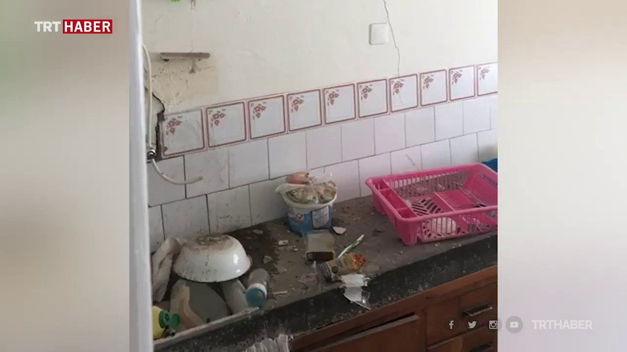 Denizli'nin Bozkurt ilçesinde meydana gelen 6 büyüklüğündeki depreme ait görüntüler