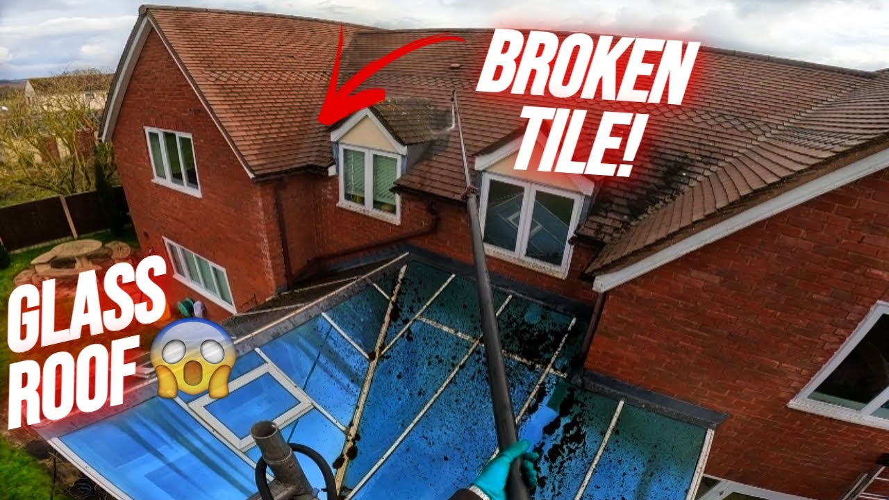 ROOKIE MISTAKE During This Huge Roof Clean!